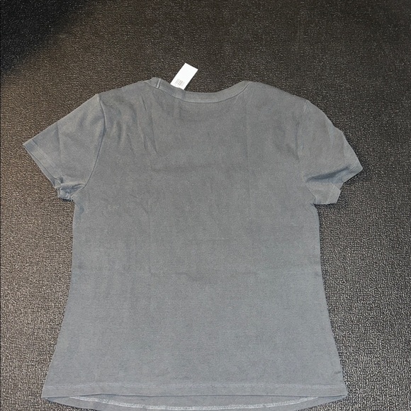 Old Navy Women's ribbed snug crop tee size large gray - Picture 5 of 7